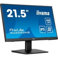 iiyama ProLite XU2293HS-B6 21.5" Moniteur  Noir (Mat), HDMI, DisplayPort, Audio