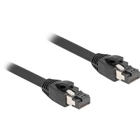 DeLOCK Câble réseau RJ-45 S/FTP Cat.8.1 Noir, 0,5 mètre