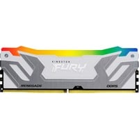 Kingston FURY 24 Go DDR5-8400 (1x 24 Go), Mémoire vive Argent/Blanc, KF584CU40RWA-24, Renegade RGB, XMP 3.0