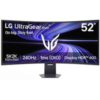 LG UltraGear evo 52G930B-B 52" 4K UHD Moniteur UltraWide gaming incurvé  Noir, 2x HDMI, DisplayPort, 2x USB-A, USB-C, 240 Hz