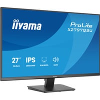iiyama ProLite X2797QSU-B1 27" Moniteur Noir (Mat), 1x DisplayPort, 2x HDMI, 2x USB-C, 2x USB-A