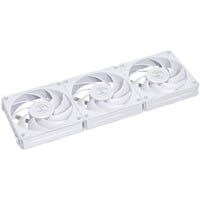 Lian Li UNI FAN P28 ventilateurs de boîtier Blanc, 3 pièces, 120 x 120 x 28 mm, PWM, contrôleur inclus