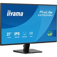 iiyama ProLite X2792HSU-B1 écran plat de PC 68,6 cm (27") 1920 x 1080 pixels Full HD LED Noir Moniteur  Noir (Mat), 68,6 cm (27"), 1920 x 1080 pixels, Full HD, LED, 3 ms, Noir