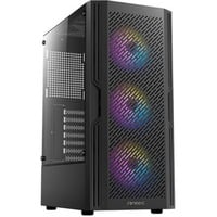 Antec AX20 boîtier midi tower Noir | 3x USB-A | Window