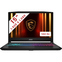MSI Katana 15 HX (B14WFK-876BE) 15.6" PC portable gaming  Noir | Core i7-14650HX | RTX 5060 | 16 Go | SSD 512 Go | 144 Hz
