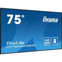 iiyama ProLite LH7565UHSB-B1, Affichage public Noir