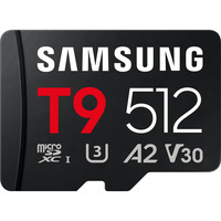 Samsung T9 microSDXC 512 Go, Carte mémoire Noir