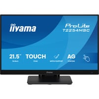 iiyama ProLite T2254MSC-B2AG 21.5" Moniteur tactile Noir, 1x DisplayPort, 1x HDMI, 2x USB-A