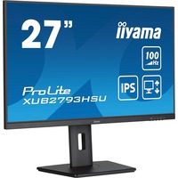 iiyama ProLite XUB2793HSU-B6 27" Moniteur  Noir (Mat), HDMI, DisplayPort, USB, Audio