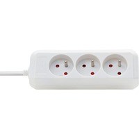 Brennenstuhl Eco-Line multiprise à 3 prises Blanc, 3x prises, 1,5 m