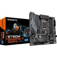 GIGABYTE B760 GAMING X DDR4, Socket 1700 carte mère Noir/gris, RAID, 2.5 Gb-LAN, Sound, µATX