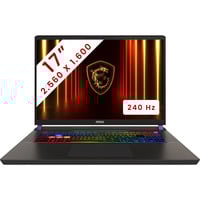 MSI Vector 17 HX AI (A2XWHG-052BE) 17" PC portable gaming Gris | Core Ultra 9 275HX | RTX 5070 Ti | 32 Go | 2 To SSD | 240 Hz