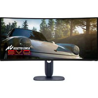 Alienware AW3425DW 34" Moniteur UltraWide gaming incurvé Bleu foncé, 240 Hz, HDMI, DisplayPort, USB-C, AMD FreeSync, NVIDIA G-SYNC
