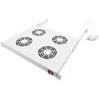 Digitus Unité de ventilation pour une installation variable de 483 mm (19"), Module de ventilation Gris