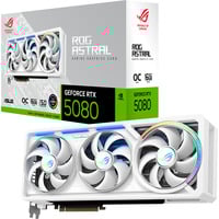 ASUS ROG Astral GeForce RTX 5080 GAMING OC WHITE, Carte graphique DLSS 4, 3x DisplayPort, 2x HDMI 2.1