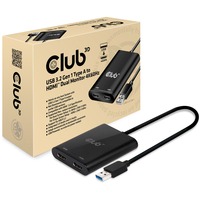 Club 3D CSV-1474, Adaptateur Noir