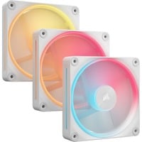 Corsair iCUE LINK LX120-R RGB Reverse Starter kit ventilateurs de boîtier Blanc, 3 pièces, 120 x 120 x 25 mm, PWM