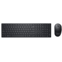 Dell KM5221W set de bureau sans fil Noir, Layout EU (QWERTY), 100%, 1600 dpi