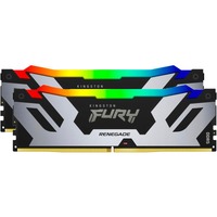 Kingston FURY 32 Go DDR5-6800 Kit, Mémoire vive Noir/Argent, KF568C36RSAK2-32, Renegade Silver, XMP