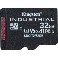 Kingston Industrial microSDHC 32Go, Carte mémoire Noir, Classe 10, UHS-I, U3, V30, A1