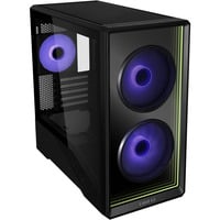 Lian Li Vector V150 INF boîtier midi tower Noir | 2x USB-A | 1x USB-C | RGB | Verre trempé