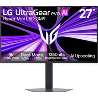 LG UltraGear evo GM9 27" 5K UHD Moniteur gaming  Noir, 2x HDMI, DisplayPort, USB-A, USB-C, 165 Hz / 330 Hz