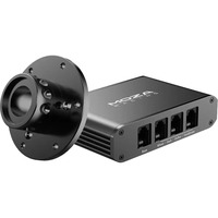 MOZA Universal Hub Kit Noir, PC, Module de communication de manette de jeu, Noir, Aluminium, USB, Avec fil