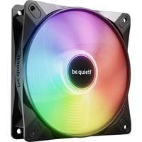 be quiet! Light Wings LX PWM Reverse ventilateur de boîtier RGB  Noir, 120 x 120 x 25 mm, Ventilateur, 12 cm, 1500 tr/min, 83 m³/h, Noir