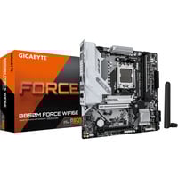 GIGABYTE B850M FORCE WIFI6E carte mère socket AM5 Noir/Argent, RAID, 2,5Gb-LAN, Wi-Fi 6E, BT, Sound, µATX