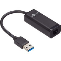 goobay USB-A vers Ethernet 1 Gigabit, Adaptateur Noir, 0,1 mètre
