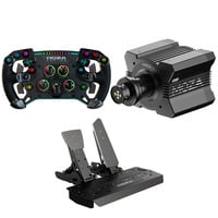 MOZA R12 V2 + GS V2P GT + SR-P bundle, Volant Noir, Base, volant et pédales