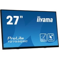 iiyama ProLite T2755QSC-B1 27" Moniteur tactile Noir, 1x DisplayPort, 1x HDMI, 2x USB-A