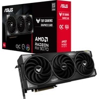 ASUS TUF Gaming Radeon RX 9070 OC, Carte graphique Gris, 3x DisplayPort, 1x HDMI, RDNA4