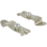 DeLOCK 87677 accessoire de baies de branchements, Support Argent, Argent, Métal