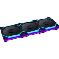 Lian Li UNI FAN SL FLEX 120 Reverse (pack de 3) ventilateurs de boîtier RGB  Noir, 3 pièces, 120 x 124.5 x 28 mm, PWM