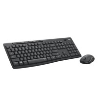 Logitech MK295 Silent, set de bureau Noir, Layout US (QWERTY)
