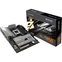 SAPPHIRE NITRO+ B850A WIFI 7 carte mère socket AM5 Noir/gris, RAID, LAN 2,5 Gb, Wi-Fi 7, BT 5.3, Son, ATX