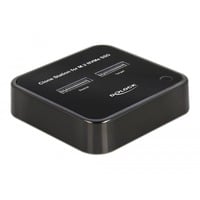 DeLOCK Station d'accueil M.2 pour 2 SSD M.2 NVMe PCIe avec clonage Noir