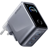 Anker 146W Prime chargeur mural avec affichage LED Gris, 3x USB-C