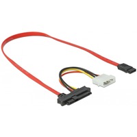 DeLOCK SAS SFF-8482+PW > SATA 7-Pin, Adaptateur 0,5 mètre