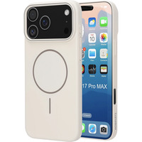 Mobiparts iPhone 17 Pro Max - Slim Line MagSafe Case, Housse smartphone Blanc