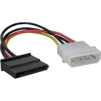 goobay Adaptateur 4-Pin Molex > 15-Pin SATA Noir/Rouge