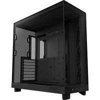 NZXT H6 Flow boîtier midi tower Noir | 2x USB-A | 1x USB-C | Verre Trempé