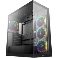 DeepCool CG580 4F V2 boîtier midi tower Noir | 2x USB-A | 1x USB-C | RGB | Window