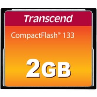 Transcend CompactFlash 133 2 Go, Carte mémoire Noir, Ultra133
