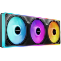 be quiet! Light Wings Pro IO 360mm Reverse ventilateurs de boîtier RGB  Noir, 3 pièces, 360 x 120 x 28 mm