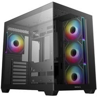 DeepCool CG530 4F boîtier midi tower Noir | 2x USB-A | 1x USB-C | RGB | Verre Trempé