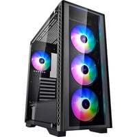 DeepCool MATREXX 50 ADD-RGB 4F boîtier midi tower Noir | 3x USB-A | RGB | Verre Trempé