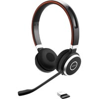 Jabra Evolve 65 MS SE casque on-ear Noir/Argent, Bluetooth, stéréo