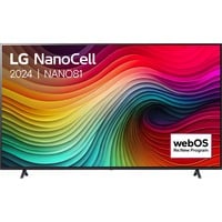 LG 43NANO82T6B 43" Ultra HD TV LED Noir, 3x HDMI, 2x USB-A, Optique, CI, Bluetooth, LAN, WLAN, HDR10